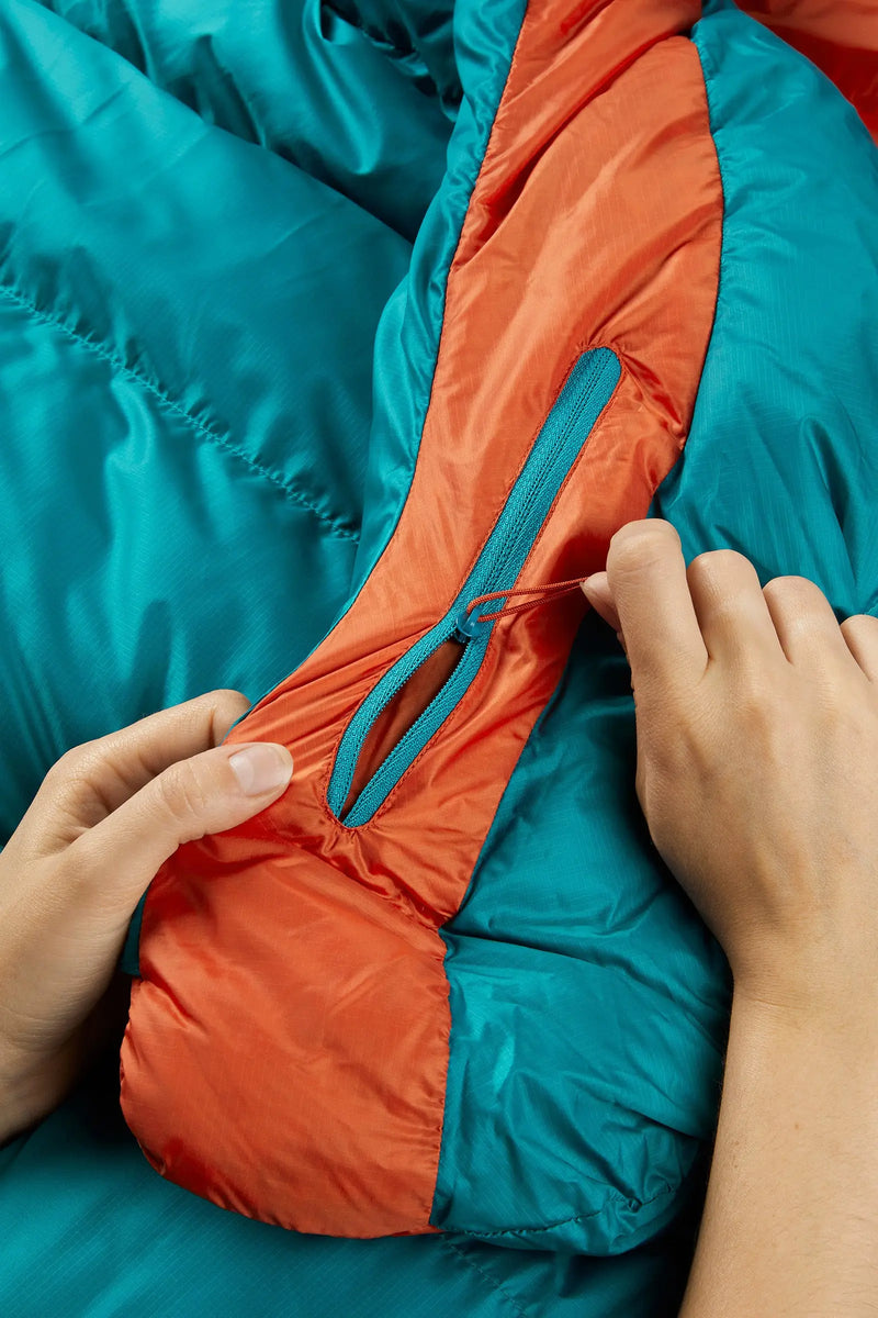 Rab Women's Ascent 500 Down Sleeping Bag Reg LH