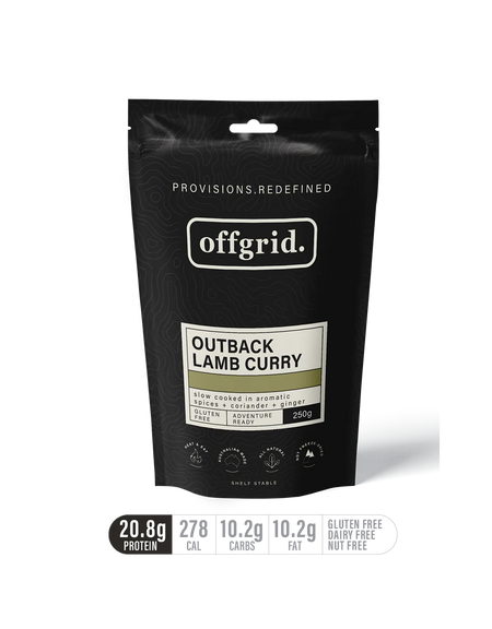 Offgrid Heat & Eat Meal - Lamb Curry 250g