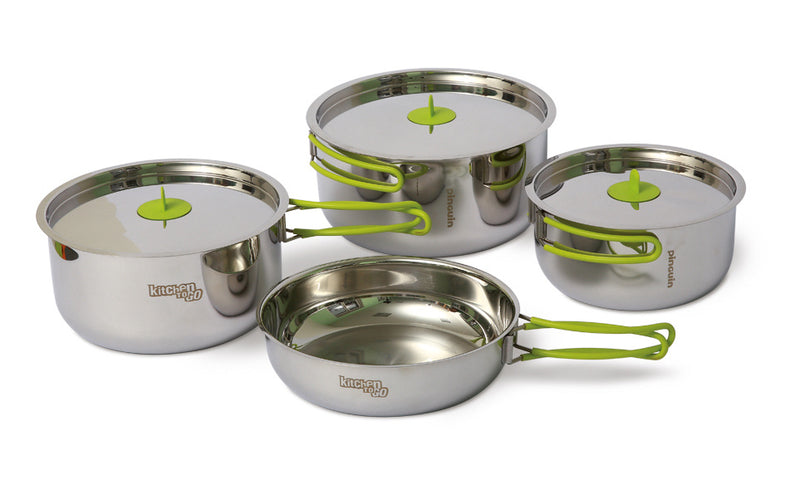 Pinguin Trio S Stainless Cookware Set 4-6 Person