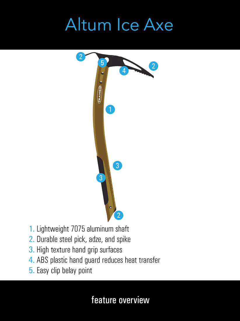 Trango Altum Ice Axe 65cm