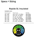 Big Agnes Rapide SL Insulated R4.8 - Alpenglo | Gearshop NZ