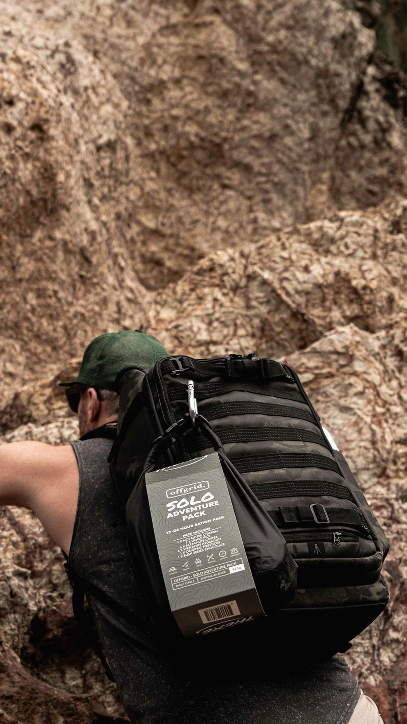 Offgrid Heat & Eat Meal - Ultimate Solo Adventure Pack + Dry Bag