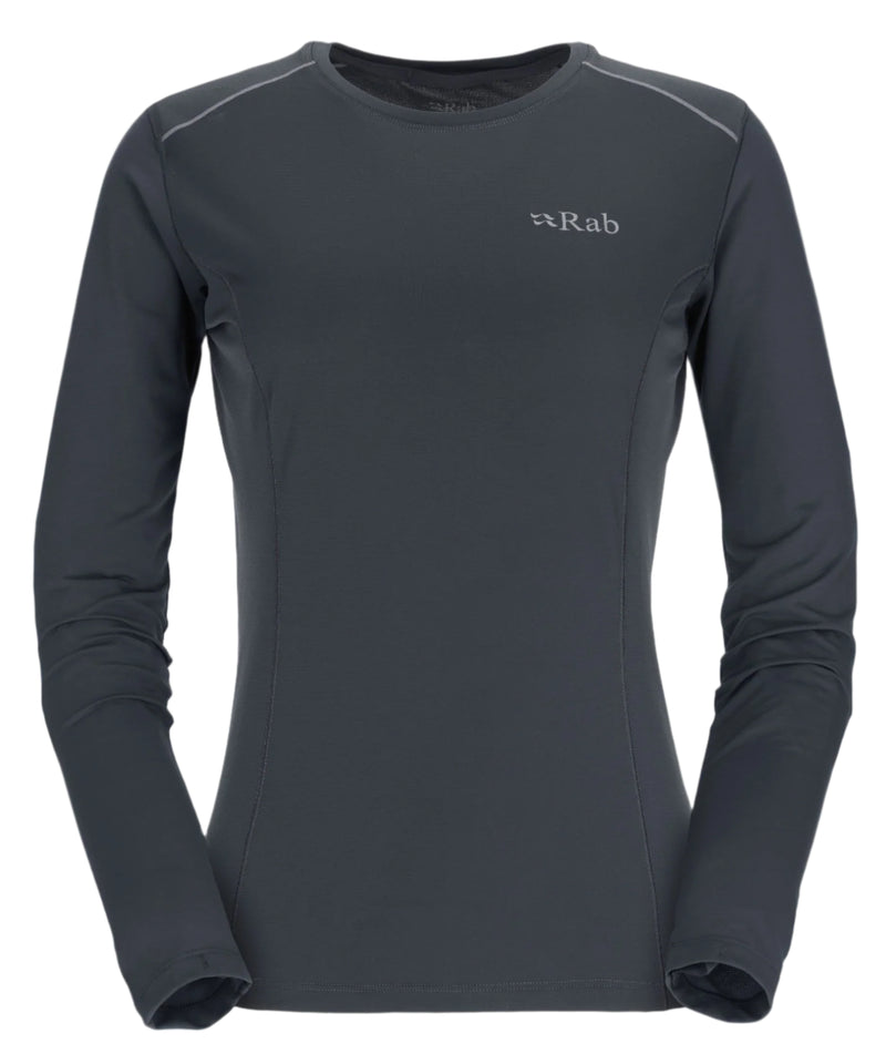 Rab Women's Force LS Tee Beluga - Size 12