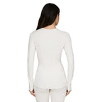 Le Bent Womens Heavyweight Grid Fleece Crew