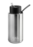 Frank Green Ceramic 34oz/1L Reusable Bottle with Straw