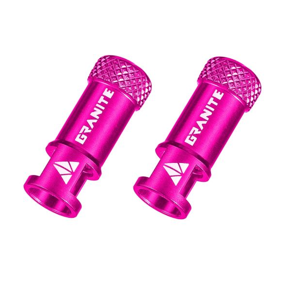 Granite Designs Juicy Nipple CNC Valve Cap Pair With Valve Core Removing Function