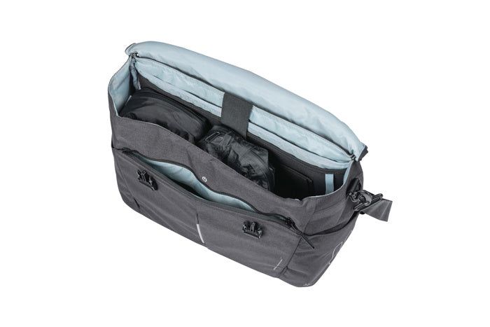 Basil B-Safe Office Commuter Bike Bag w/Rain Cover