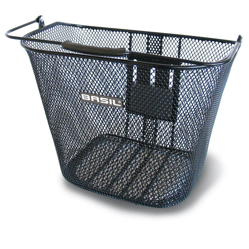 Basil Bremen Front Bike Basket with Ahead Stem Holder