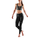 Skins Series 3 Womens 7/8 Tights with Pocket - Black