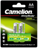 Camelion Always Ready 2500MAH AA Rechargeable Batteries 2Pk