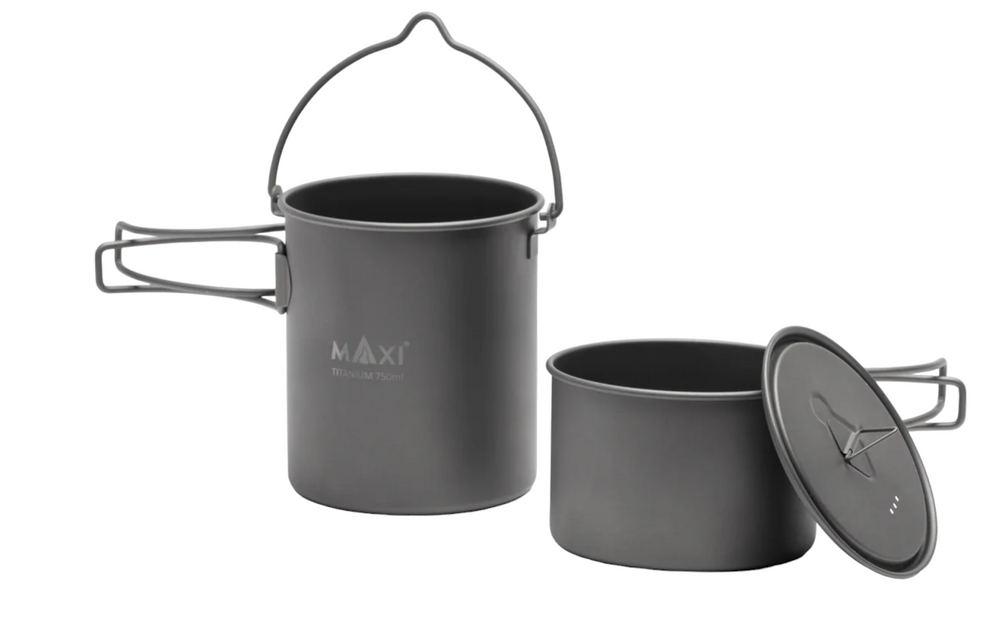 Maxi Ultra Lightweight Dual 420-750 Pot with Bail Handle | Gearshop NZ