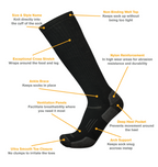 Point6 Merino Kids Penguins Medium OTC Ski/Snowboard Socks