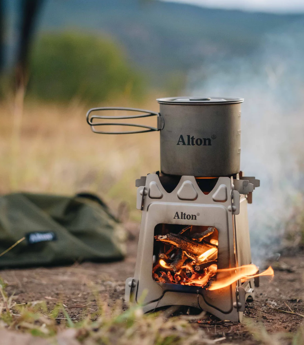 Alton Titanium Flatpack Twig Stove