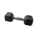 York Hexagonal Rubber Dumbbell
