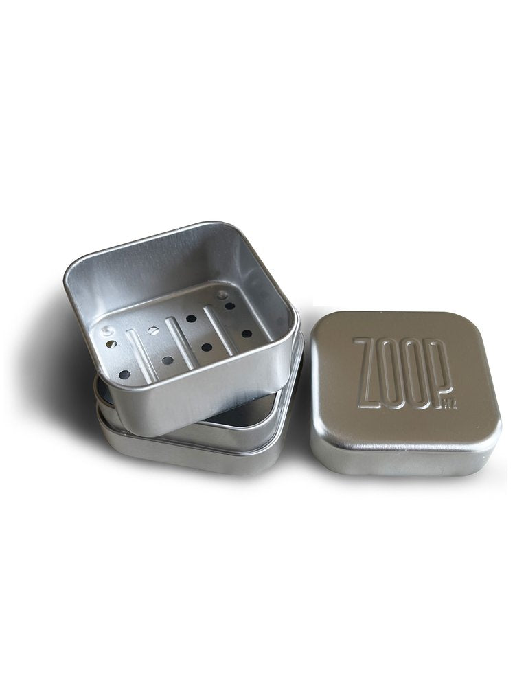 Zoop 3 Piece Adventure Soap Tin - Recycled Aluminium