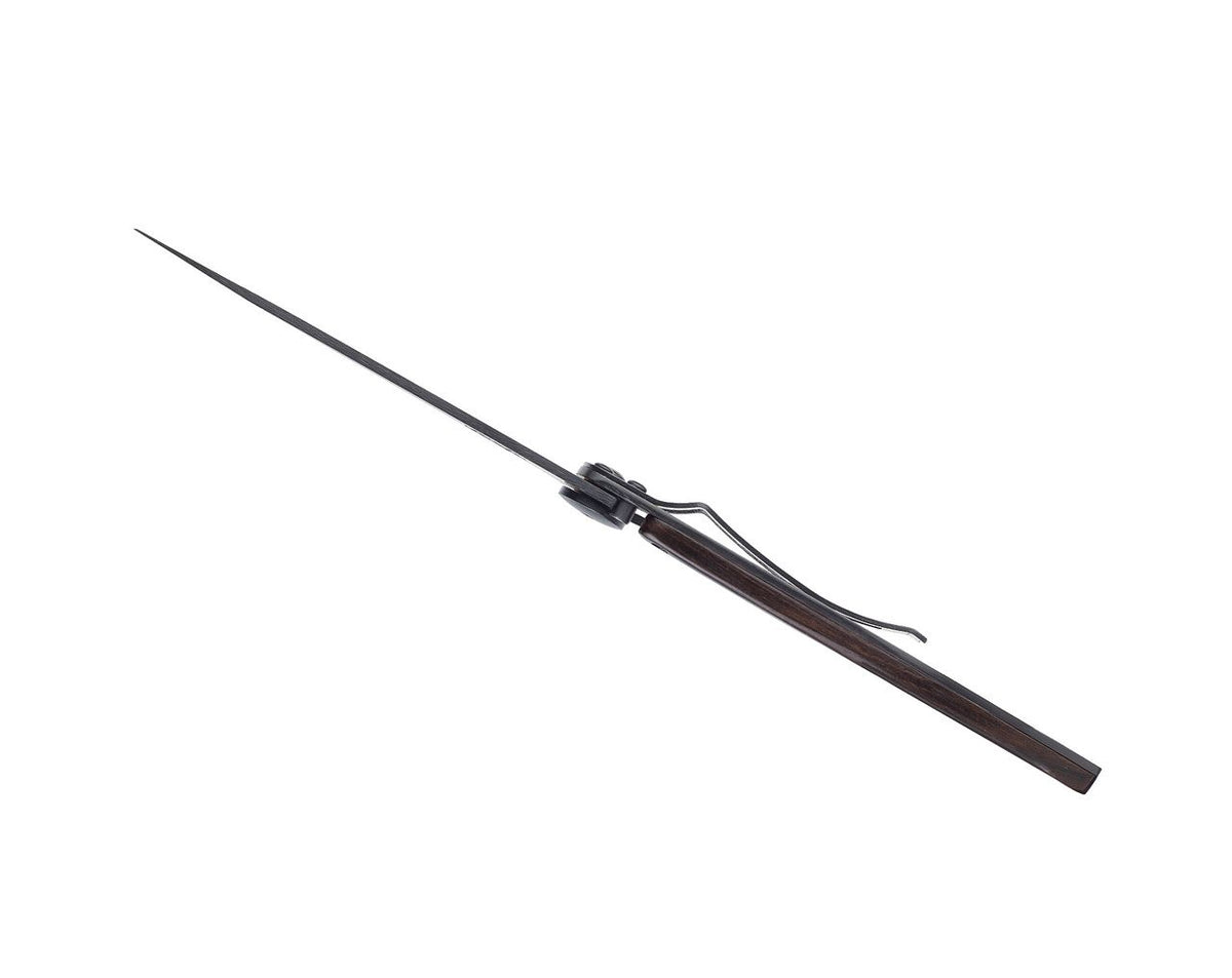 Deejo Black 37g Knife with Ebony Handle