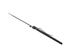 Deejo Serrated Black 37g Knife with Carbon Fibre Handle