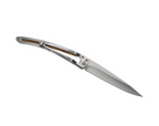 Deejo Tattoo 37g Knife with Olive Wood Handle, Terra Incognita