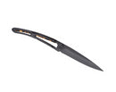 Deejo Black 37g Knife with Tortoiseshell Handle, Tiger