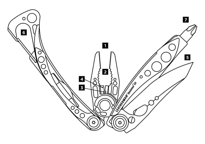 Leatherman Skeletool CX Multi-Tool