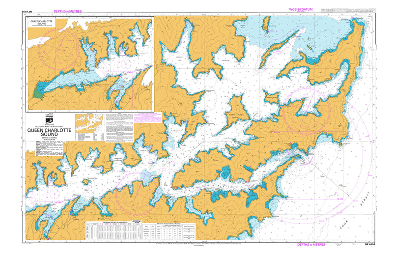 LINZ Hydrograpic Chart