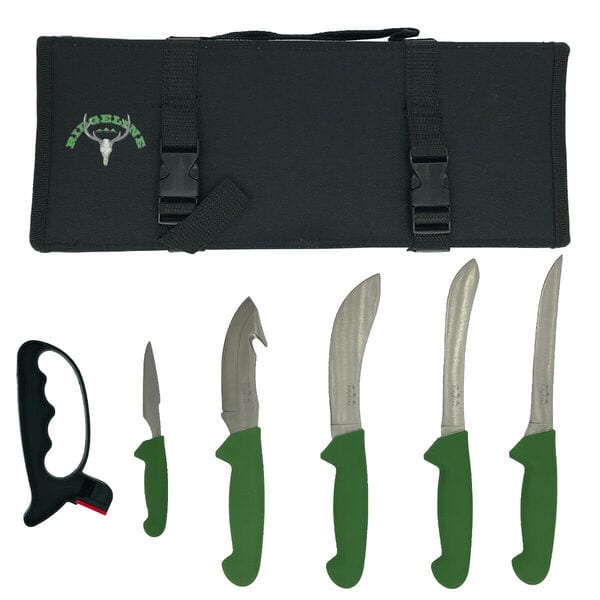 Ridgeline Knife 5PC Roll With Sharpener