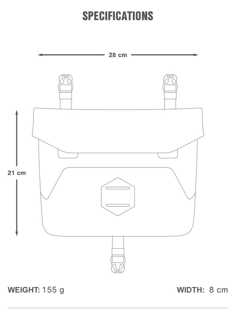 Apidura Backcountry Accessory Pocket 4L