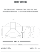 Apidura Backcountry Downtube Pack 1.8L