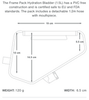 Apidura Frame Pack Hydration Bladder 1.5L