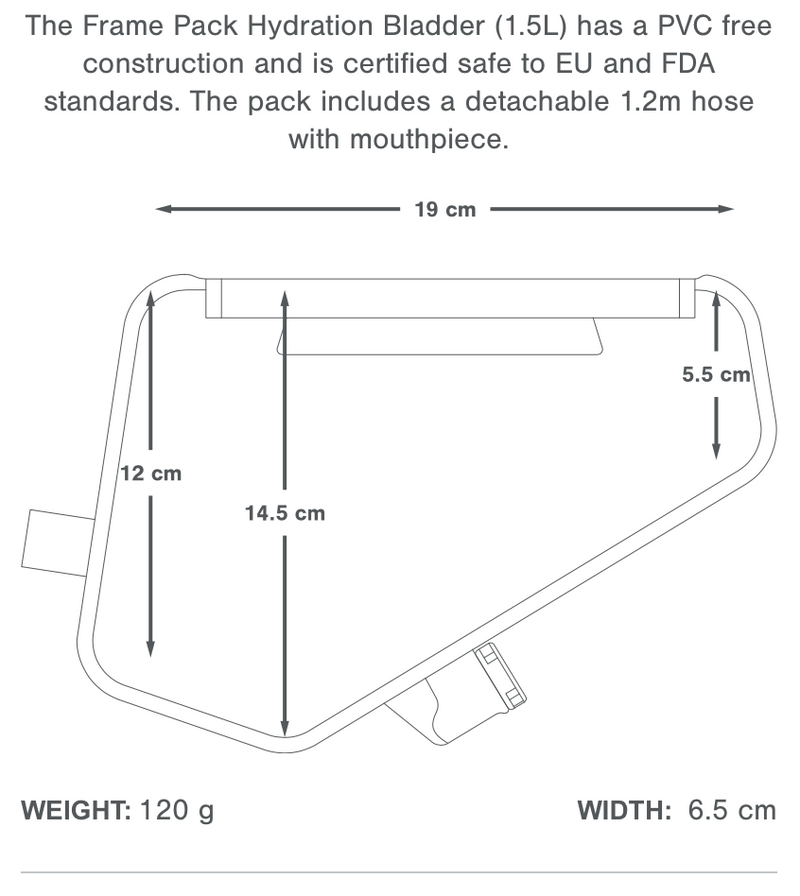 Apidura Frame Pack Hydration Bladder 1.5L