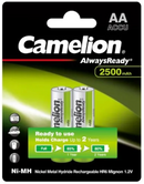 Camelion Always Ready 2500MAH AA Rechargeable Batteries 2Pk