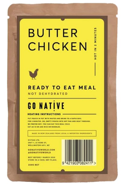 Go Native Butter Chicken, 250g