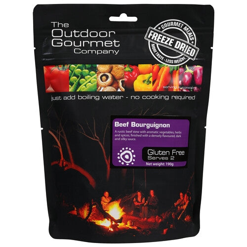 Outdoor Gourmet Beef Bourguignon - Serves 2