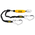 Zero ClimbS Double Elastic Lanyard Scaff/Snaphooks, 1.5M