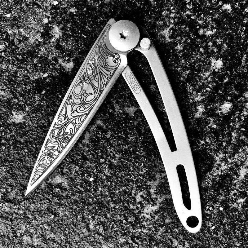 Deejo Naked 15g Knife, Art Nouveau