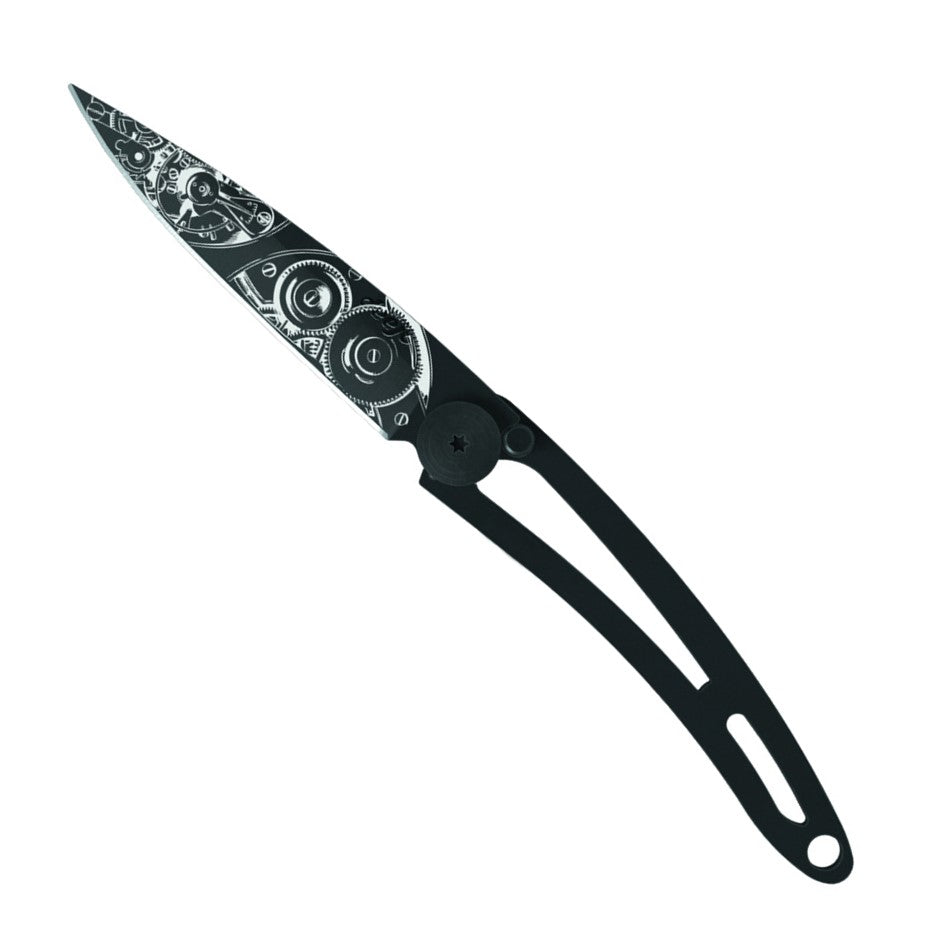 Deejo Naked 15g Knife, Watch Movement Black