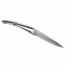 Deejo Tattoo 37g Knife with Ebony Handle, Biker