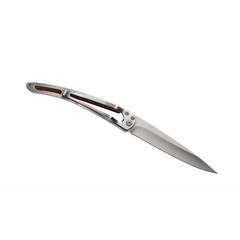Deejo Tattoo 37g Knife with Coral Handle, Racing Car