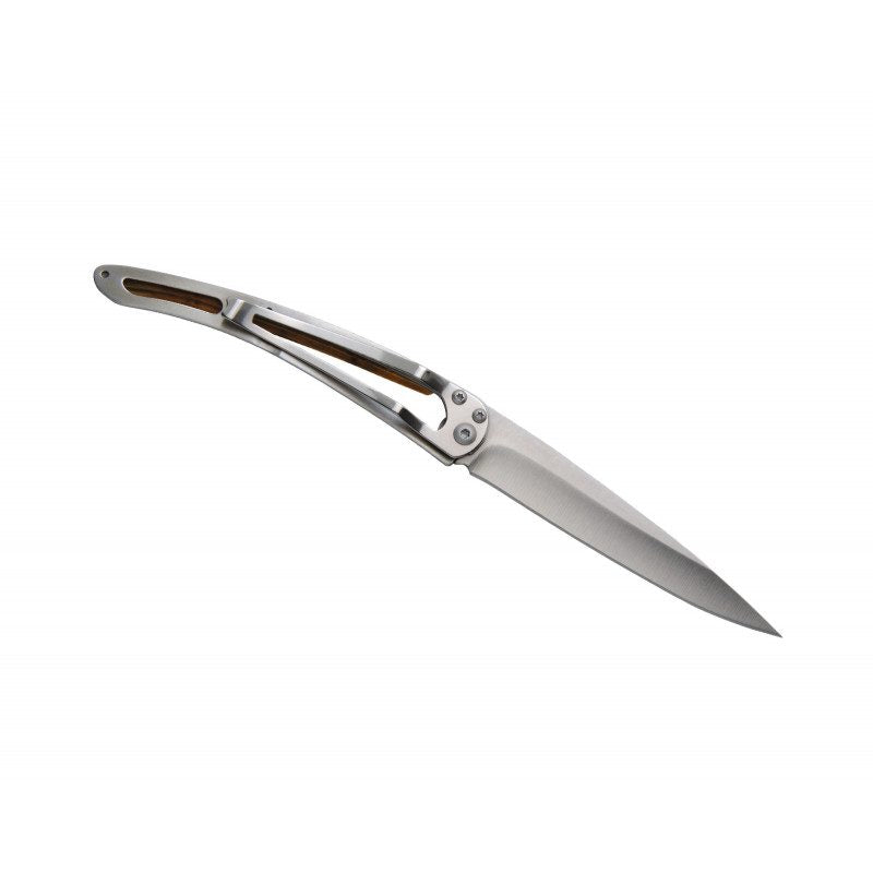 Deejo Tattoo 37g Knife with Juniper Handle, Fish