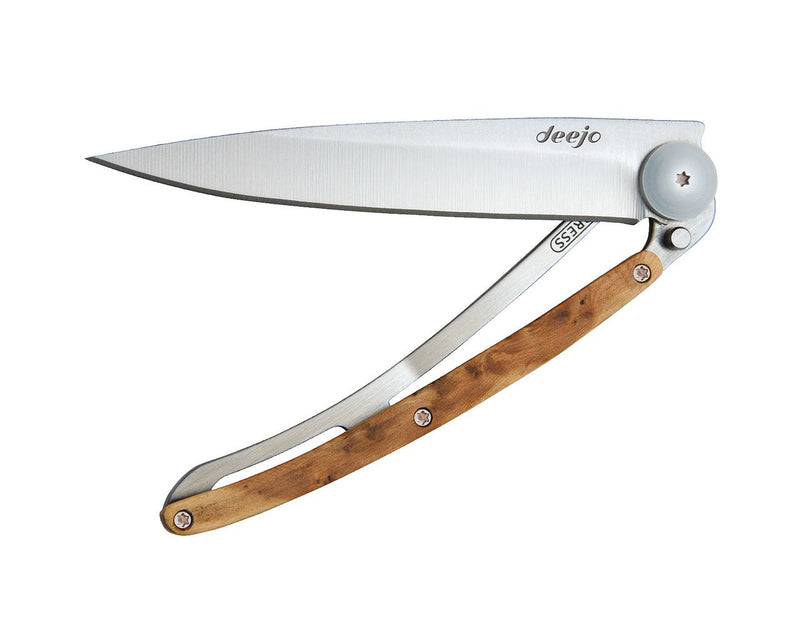Deejo Wood 37g Knife with Juniper Handle