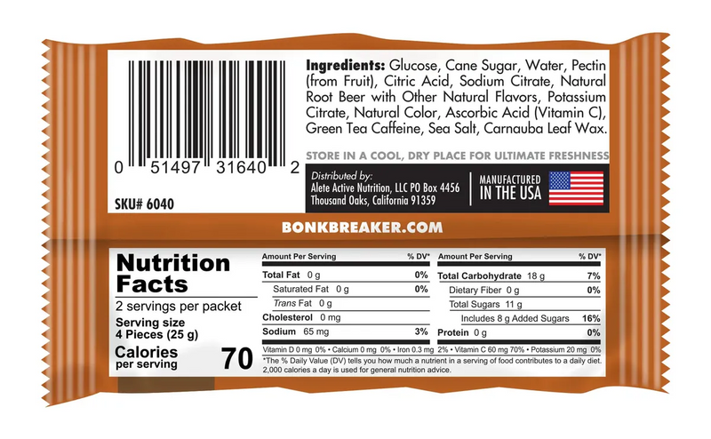 Bonk Breaker Energy Chews 1x 50g pack