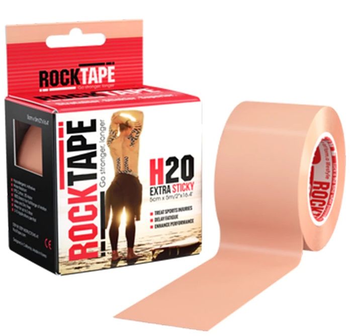 Rocktape H2O Plain Tape, 5cm x 5 mtr Roll