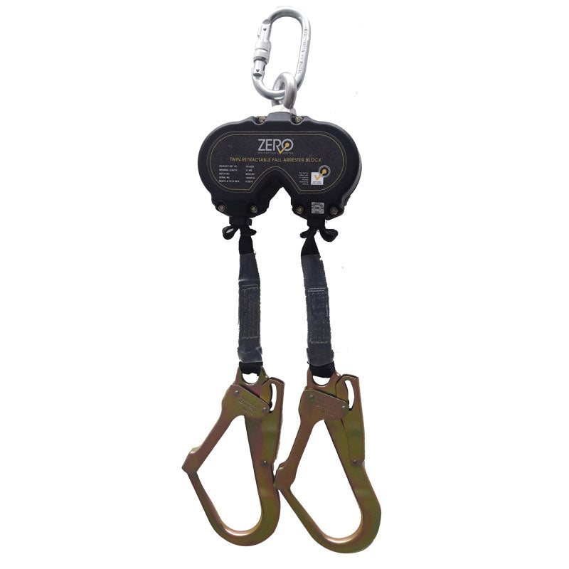 Zero Hammer Head Twin Retractable Personal Lanyard