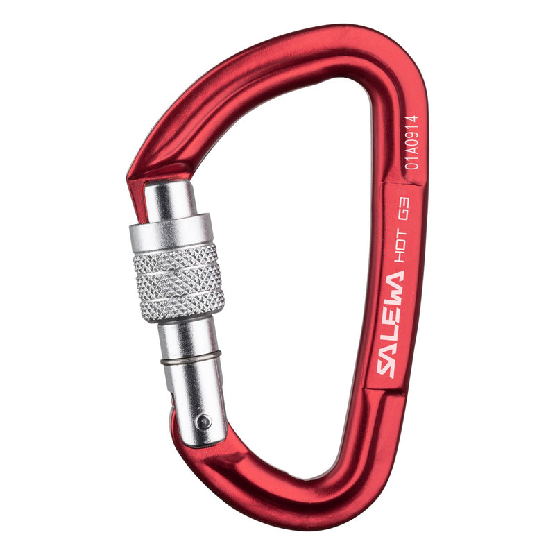 Salewa Hot G3 Screw Carabiner, Red