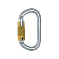 Singing Rock Steel Oval Carabiner, Triple Lock