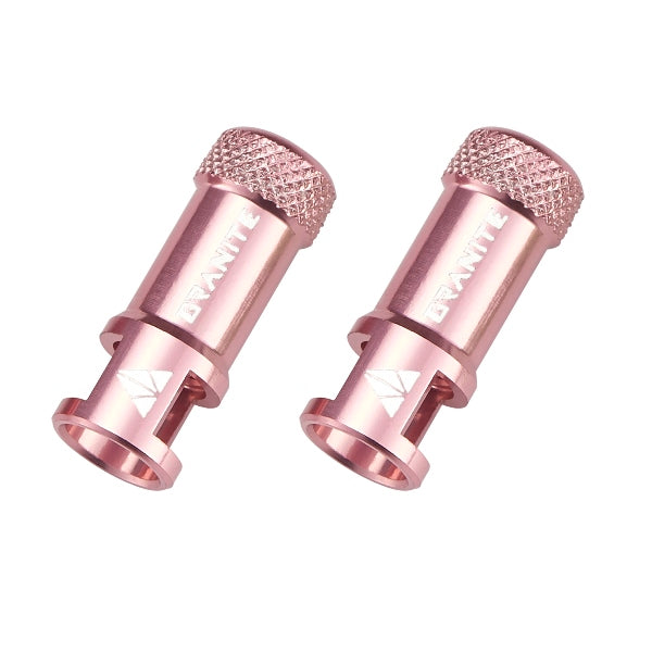 Granite Designs Juicy Nipple CNC Valve Cap Pair With Valve Core Removing Function