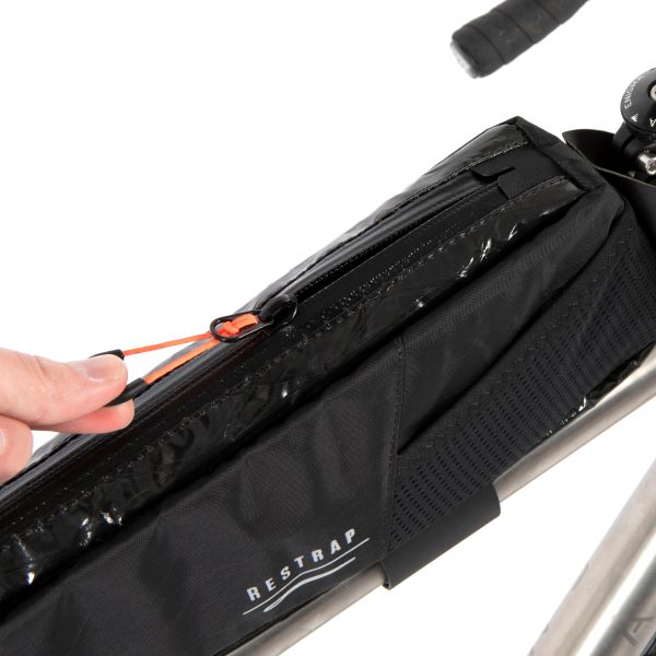 Restrap Race Top Tube Bag Long 2L - Black