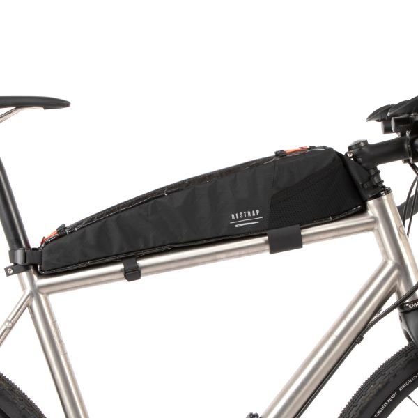 Restrap Race Top Tube Bag Long 2L - Black