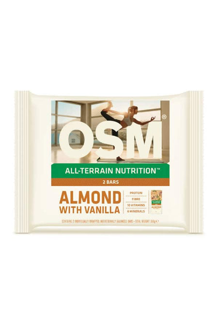 OSM Almond with Vanilla Bar, 166g, 2 Pack