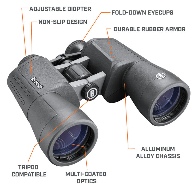 Bushnell Powerview 20x50 Porro Prism Binoculars